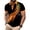 Orange, variant on Dolkfu Gray Polos for Men Collared Gradient Short Sleeve Tops Patchwork Minimalist Polos True Classic Tees Men