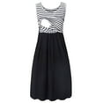 thumbnail image 2 of Uniexcosm Maternity Dress Solid Sleeveless Dress Tank Sleepwear & Daily Wear, 2 of 3