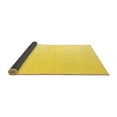 thumbnail image 2 of Ahgly Company Indoor Rectangle Solid Yellow Modern Area Rugs, 8' x 10', 2 of 4