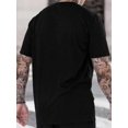 thumbnail image 2 of Men's B-I-L-L-I-O-N-A-I-R-E Boys Club Astronaut Graphic T-Shirt - Heavyweight , Black Crewneck Shirt For Everyday & Formal Outfits, 2 of 5
