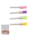 thumbnail image 4 of 100 Uds. Cepillo de Pulido Dental de goma de silicona desechable para limpieza de dientes cepillo de pulido Oral Color mezclado, 4 of 12