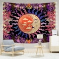 thumbnail image 3 of Tapestry Burning Sun Wall de fibra de 150 x 130 cm, 3 of 3