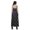 thumbnail image 4 of Moomaya All Over Printed A Line Sleeveless Womens Summer Party Dresses, 4 of 4