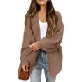 thumbnail image 2 of Oversized Cardigan Sweaters for Women Long Sleeve Chunky Knit Fall Sweater Outwear with Pockets, 2 of 9