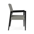thumbnail image 2 of Pemberly Row Waiting Reception Guest Chair Wood Frame in Gray, 2 of 5
