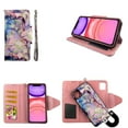 thumbnail image 1 of Cherry Flower Case for Iphone 11 Pro 5.8 Magnetic Detachable Hybrid Shock-Proof 2 in 1 Pu Leather Wallet Cover Folio Flip Kickstand Snap-on Book Style Cases Card Slots Wrist Strap, 1 of 2