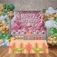 thumbnail image 3 of Unicorn Birthday rations Backdrop ss Mermaid Butterfly Party Banner Poster Background Photocall, 3 of 8