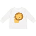 thumbnail image 3 of Inktastic Happy Lion Boys or Girls Long Sleeve Toddler T-Shirt, 3 of 5