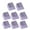 A, variant on 8pcs Blanked Keycap Set Original Height for Mechanical Keyboards with Durability in Classical Color