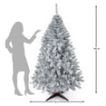 thumbnail image 3 of Árbol de Navidad Naviplastic Monarca de Lujo color Plata Matizado de 190 cm, 3 of 3