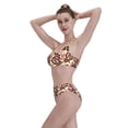 thumbnail image 5 of Salouo Snake for Women's Bikini Swimsuits Two Piece Sporty Swimsuits Low Rise Summer Beach Swim Bathing Suits, 5 of 7