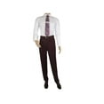 thumbnail image 6 of Men Apollo King Double Breasted Suit Classic Peak Lapel Pleated DM29 Burgundy, 6 of 9