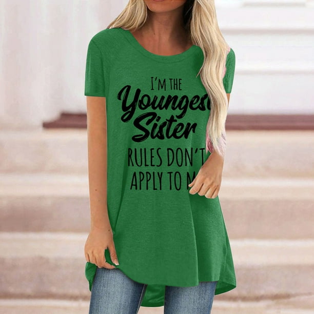 Pntutb Mujeres Moda Casual Impresión Camisas Manga Corta Suelta Tee tops Túnica Blusa Pntutb Pntutb-426