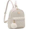 thumbnail image 1 of Minimochila Barsine de piel a cuadros a la moda para niñas, 1 of 7