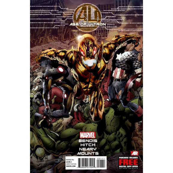 Age of Ultron #1 VF ; Marvel Comic Book