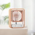 thumbnail image 5 of Fasiaou USB Desk Fan, Strong Wind Ultra Quiet Small Personal Fan with 180° Tilt Folding and 3 Speeds Adjustable, USB-C Corded Powered Mini USB Fan for Office Desktop Bedroom Pink, 5 of 6