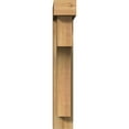 thumbnail image 2 of Ekena Millwork 6"W x 24"D x 36"H Westlake Block Rough Sawn Bracket w/ Offset Brace, Western Red Cedar, 2 of 25