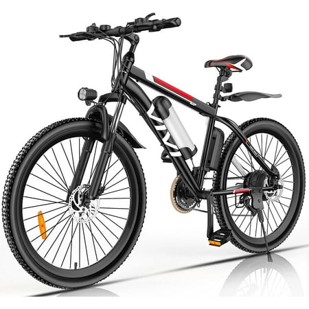 VIVI Electric Bike Electric Bicycles for Adults 350W Electric Mountain Bicycles, 26" Commuter Ebike with Removable 36V Lithium-Ion Battery, Range 50 Miles, 20MPH 21 Speed Gears E-Bikes