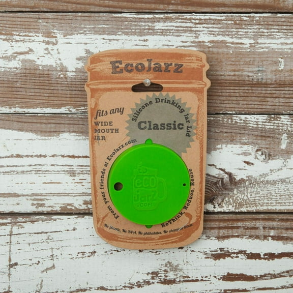 Silicone Drinking Jar Lid - Wide Mouth