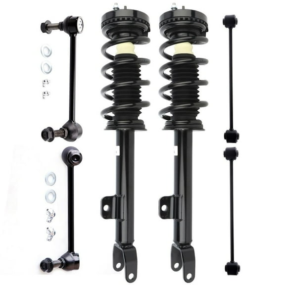 cciyu Complete Strut for 2012-2019 for Dodge Challenger 2012-2017 for Dodge Charger Includes Complete Strut Assembly Stabilizer Bar Link