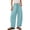 `Mint Green, variant on Hurxie Wide Leg Linen Pants for Women Drawstring Waist Lightweight Summer Pants with Pocket Baggy Cotton Linen Palazzo Pants Wine,S