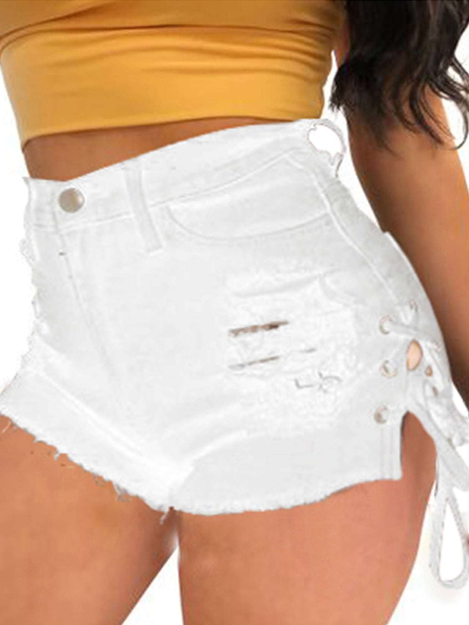 low waist short jeans