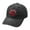 Black, variant on Fruit Bowknot Print Baseball Wash Cotton Sun Caps Adjustable Truckers Hat For Outdoor Activity Hiphop Dancing Headwear