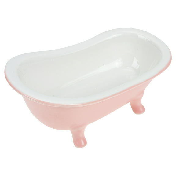 HEATSHAKING Ceramic Bathtub Shaped Planter Pot for Coffee Shop 1Set