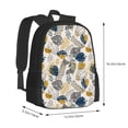 thumbnail image 3 of Vsdgher Hawaiian Style Print Backpack for Women Men School Bookbag with Laptop Compartment for College Work Travel, Simple Fashion Casual Daypack, Fit 15" Laptop, 3 of 8