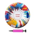 thumbnail image 3 of Almencla Inflatable Snow Tube Outdoor Inflatable Sled for Game Holidays Birthday Gift Colorful, 3 of 8