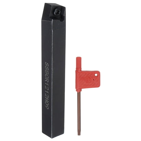 

Uxcell 15/32 CNC Lathe Indexable Carbide Turning Tool Holder 75° SSBCR1212H09