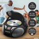 thumbnail image 3 of CD Boombox Magnavox MD6924 portátil con carga superior negra, 3 of 7