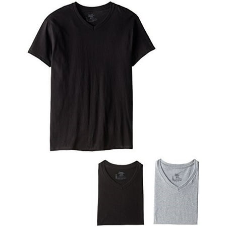 UPC 075338677101 product image for Men's Dyed ComfortSoft Tagless V-Neck Undershirt (4-Pack) | upcitemdb.com
