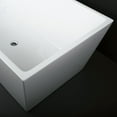 thumbnail image 4 of DAX Acrylic Square Freestanding Bathtub, White, 4 of 5