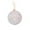 Pink #3, variant on Macaron-Shaped Christmas Tree Ornaments | Foam Pendants in White, Purple, Green, Pink | 8cm Grain-Textured Holiday Decor | Lightweight Festive Decorations