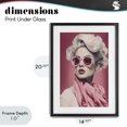 thumbnail image 4 of Stupell Industries Art Deco Iconic Retro Chic Portrait Black Framed Print Under Glass, 14 x 20, by Andrea Haase, 4 of 8