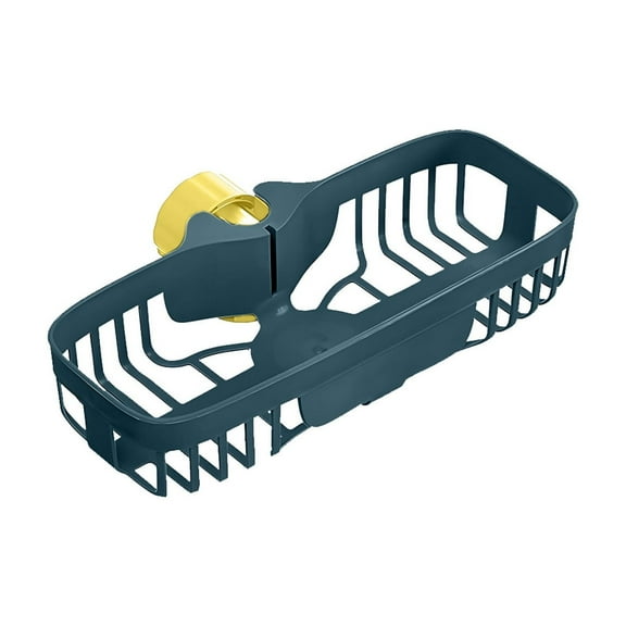 Bfogop Sponge Holder for Kitchen Sink, Adjustable Detachable Sponge Holder Over Faucet, Faucet Rack for Kitchen, Sink Caddy Sponge Holder