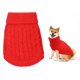 thumbnail image 3 of Suéter de punto para perro, jersey de cuello alto (pequeño, rojo), 3 of 4