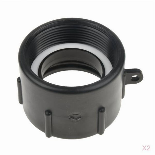 2x IBC Adaptador de Rosca Gruesa Tubería Manguera de Jardín Rosca Fina Gruesa 2 Pulgadas for for for