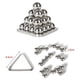 thumbnail image 2 of Cerebro Teaser Puzzle de prueba de IQ juguete 3D cerradura Puzzle cerebro Teaser juguete rompecabezas para adultos Pirámide, 2 of 7