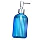 thumbnail image 4 of Botella dispensadora de jabón de 400ml con bomba, dispensador de gel de baño, contenedor de líquidos para baño, vacío, recargable para Hotel, baño Azul, 4 of 8