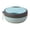 Y0451#Light Blue, variant on Wooowa Stainless Steel Insulated Lunch Container Shatterproof Food Bowl with Cutlery Portable Meal Box for Home Use and Outdoor Dining