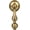 Antique Brass, variant on Solid Brass Kitchen Cabinet knobs 2 Pack, Brushed Gold Drop Pulls for Dresser and Drawers, Modern Cupboard Wardrobe Pendant Knob, Bedroom Bathroom Cabinet Knob