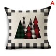 thumbnail image 5 of New Christmas Tree Animal Deer Elk Linen Cushion Cover Xmas Truck Throw Pillow Case, 5 of 9