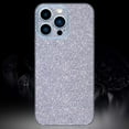 thumbnail image 2 of Compatible with iPhone 15 Plus Bling Glitter Sticker Skin Wraps Shiny Sparkle Cute for Women Girls Girly Luxury Sticker 2 Pack Silver, 2 of 6