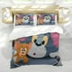 thumbnail image 5 of Tom y Jerry Conjunto de sábanas temático, trío de piezas, cómodo y amigable con la piel, diseño único, regalo de decoración para el hogar para familiares, amigos y fans, 90 cm * 190 cm, 5 of 6