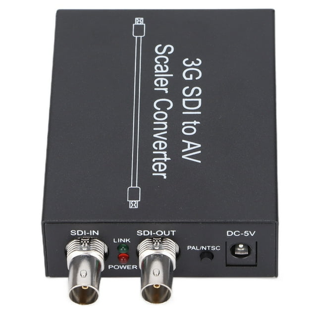 Convertidor De Audio Y Video SDI BNC A HDMI, Divisor De 1 Entrada Y 4 Salidas 2.970 Gbit/s 1 Puerto De Salida BNC Y 3 Puertos RCA Para Señal SD /HD /3G Para Monitor HDTV