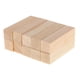 thumbnail image 2 of 5/10 piezas de dados rectangulares sin terminar, piezas de juego, bloques de madera, decoración de madera 20x20x80mm, 2 of 8