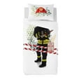 thumbnail image 1 of Gouchee Home Fireman Twin Duvet Cover Set – 2‑Piece Oeko‑Tex Certified Cotton Kids Bedding with Costume Print, 1 of 3