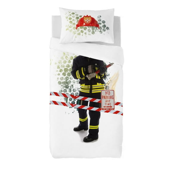 Gouchee Design Fireman Twin Duvet Cover Set